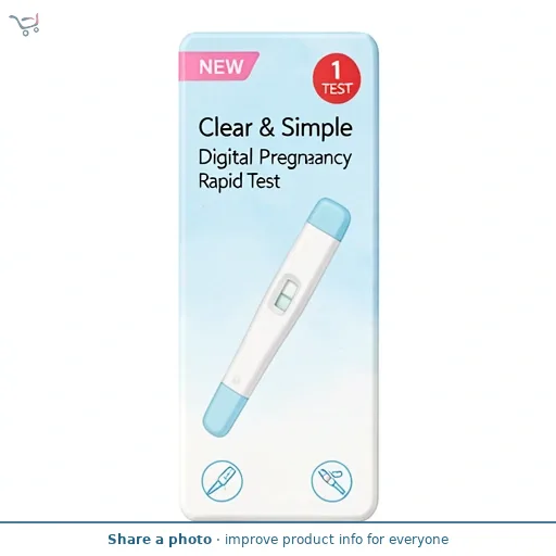 Clear & Simple Digital Pregnancy Rapid Test
