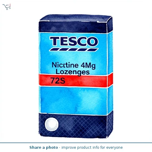 Tesco Nicotine 4Mg Lozenges 72S