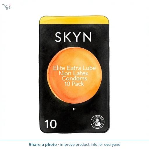 SKYN Elite Extra Lube Non Latex Condoms 10 Pack