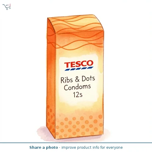 Tesco Ribs & Dots Condoms 12s