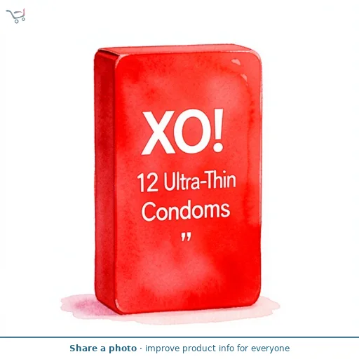 XO! by Flo Ultra-thin Extra Natural Feel Vegan Regular Fit Condoms x12