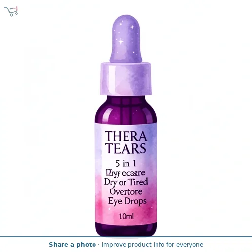 Thera Tears 5 in 1 Eyecare Dry or Tired Overnight Restore Eye Drops 10ml