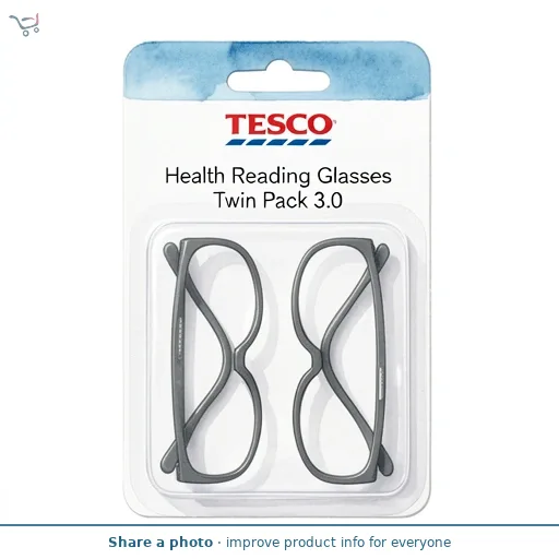 Tesco Health Reading Glasses Twin Pack 3.0