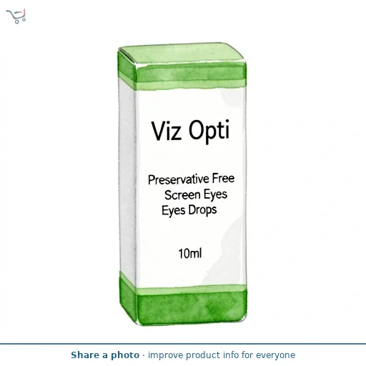 Viz Opti Preservative Free Screen Eyes Eyes Drops 10ml