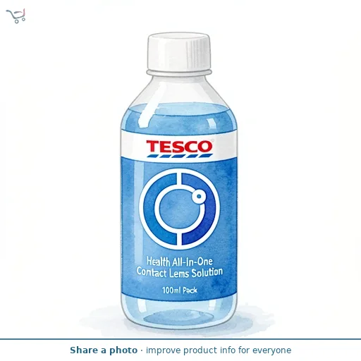 Tesco Health All-In-One Contact Lens Solution 100ml Pack