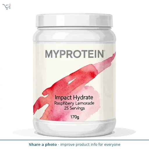 Myprotein Impact Hydrate Raspberry Lemonade 25 Servings 170g