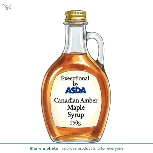 Exceptional by ASDA Canadian Amber Maple Syrup 250g