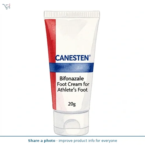 Canesten Bifonazole Foot Cream for Athlete's Foot 20g
