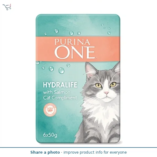 Purina One Hydralife Salmon Cat Supplements 6 x 50g