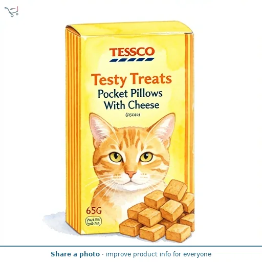 Tesco Tasty Treats Pocket Pillows With Cheese 65G