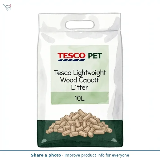 Tesco Lightweight Wood Cat Litter 10L