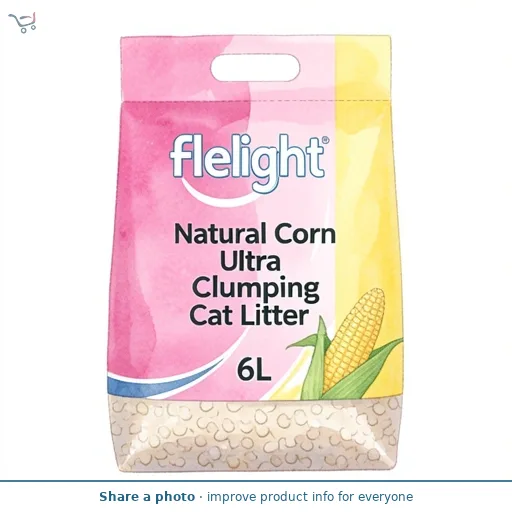 Felight Natural Corn Ultra Clumping Cat Litter 6L
