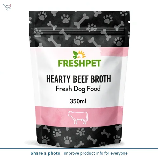Freshpet Hearty Beef Broth Fresh Dog Food 350ml