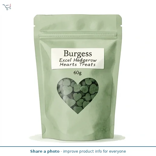 Burgess Excel Hedgerow Hearts Treats 60g