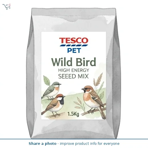 Tesco Wild Bird High Energy Seed Mix 1.5Kg