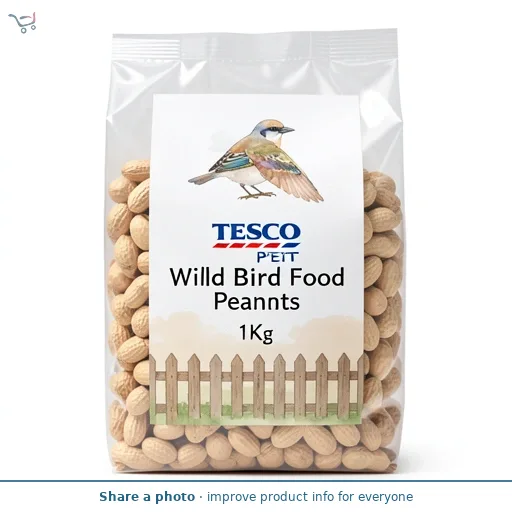 Tesco Wild Bird Food Peanuts 1Kg