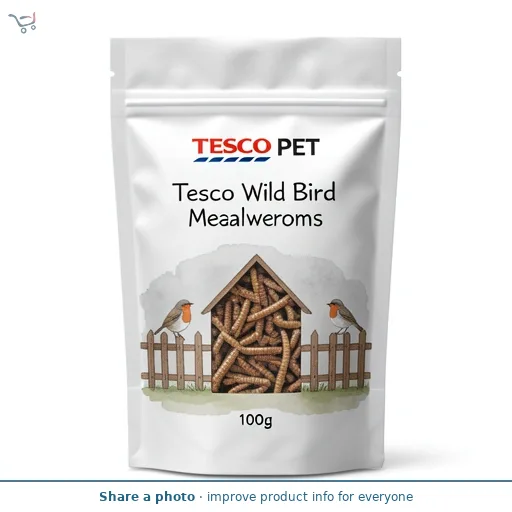 Tesco Wild Bird Mealworms 100g