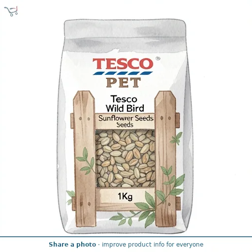 Tesco Wild Bird Sunflower Seeds 1Kg