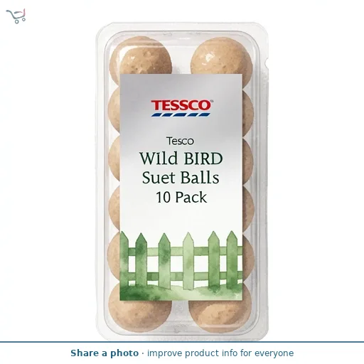 Tesco Wild Bird Suet Balls 10 Pack