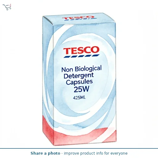 Tesco Non Biological Detergent Capsules 25W 425Ml