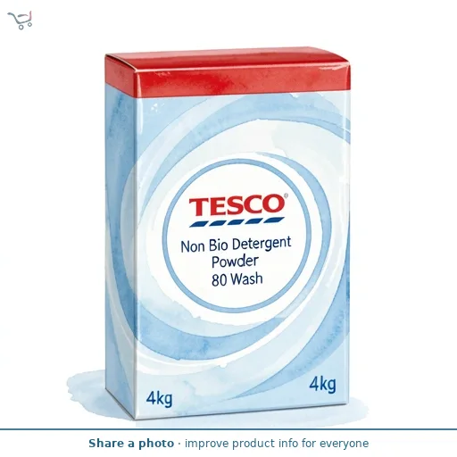 Tesco Non Bio Detergent Powder 80 Wash 4kg