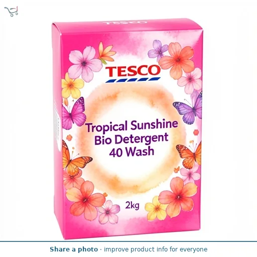 Tesco Tropical Sunshine Bio Detergent Powder 40 Wash 2kg