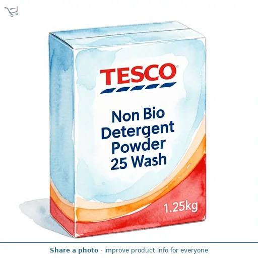 Tesco Non Bio Detergent Powder 25 Wash 1.25kg