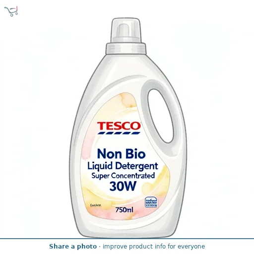 Tesco Non Bio Liquid Detergent Super Concentrated 30W 750ml