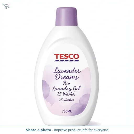 Tesco Lavender Dreams Bio Laundry Gel 25 Washes 750ML