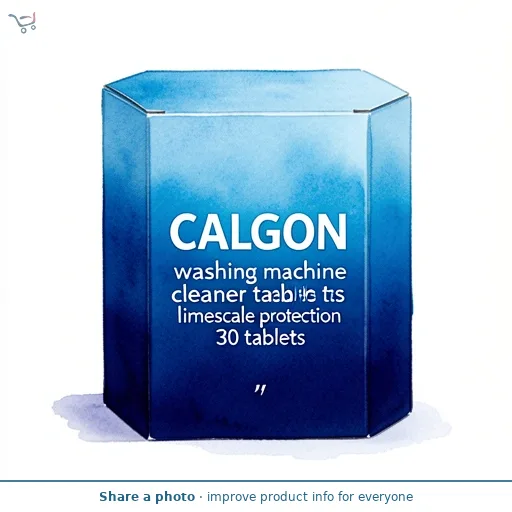 Calgon washing machine cleaner tablets limescale protection 30 tablets