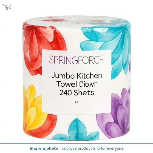 Springforce Jumbo Kitchen Towel 240 Sheets
