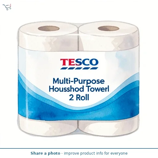 Tesco Multi-Purpose Household Towel 2 Roll