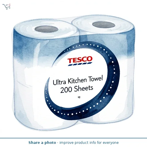 Tesco Ultra Kitchen Towel 200 Sheets