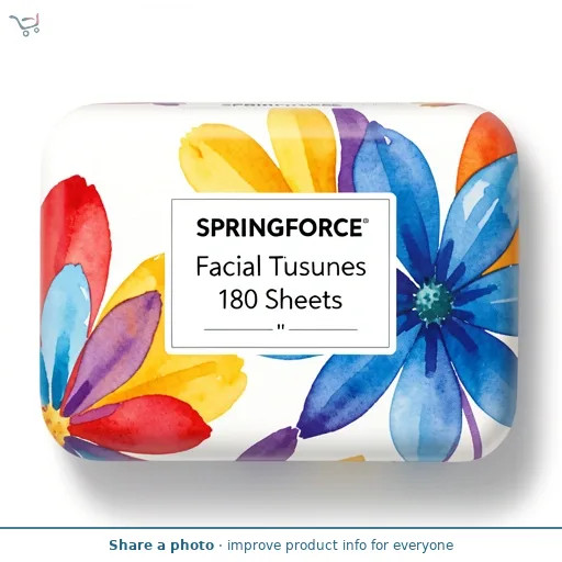 Springforce Facial Tissues 180 Sheets 