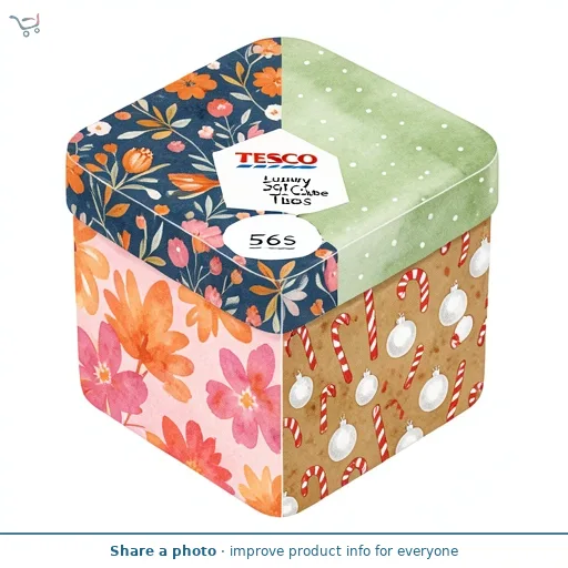 Tesco Luxury Soft Cube Tissues 56S