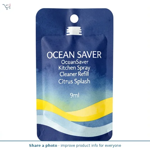 OceanSaver Kitchen Spray Cleaner Refill Citrus Splash 9ml 