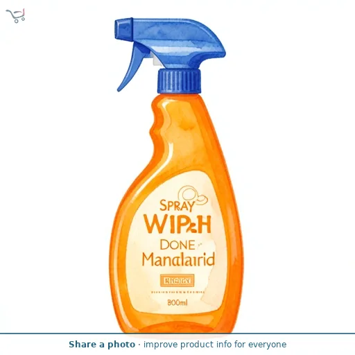 Flash Spray Wipe Done Kitchen Bright Mandarin 800ml