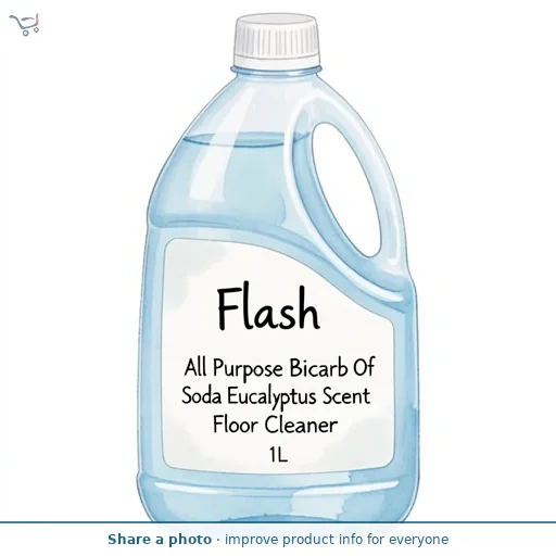 Flash All Purpose Bicarb Of Soda Eucalyptus Scent Floor Cleaner 1L