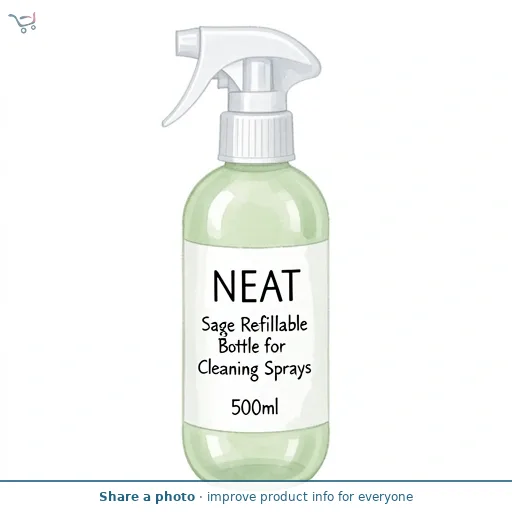 NEAT Sage Refillable Bottle for Cleaning Sprays 500ml