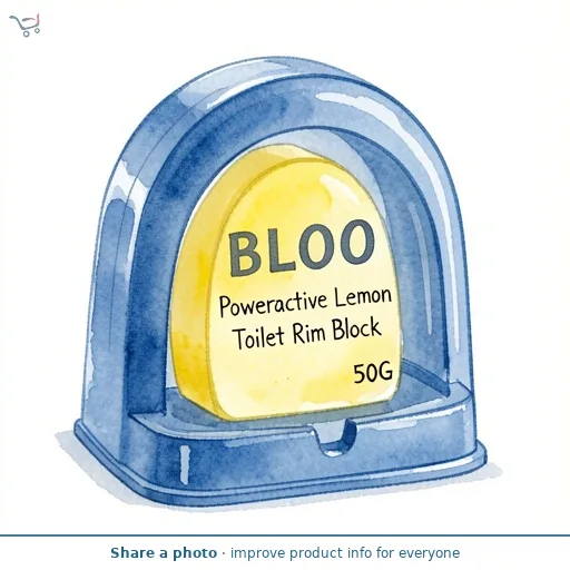 Bloo Poweractive Lemon Toilet Rim Block 50G