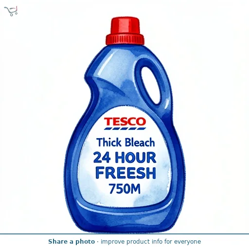 Tesco Thick Bleach 24 Hour Fresh 750M