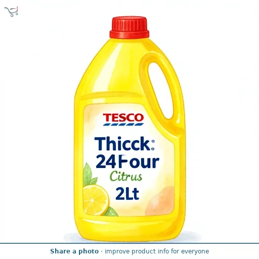 Tesco Thick Bleach 24 Hour Citrus 2Lt