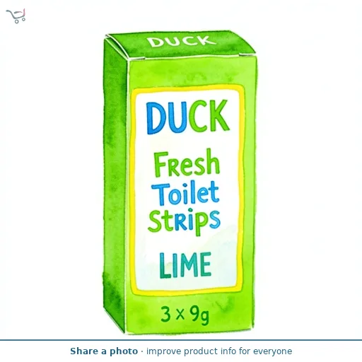Duck Fresh Toilet Strips Lime 3 x 9g