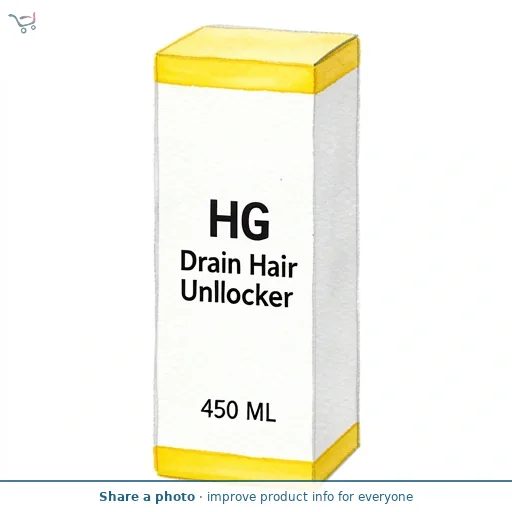 Hg Drain Hair Unblocker 450 Ml