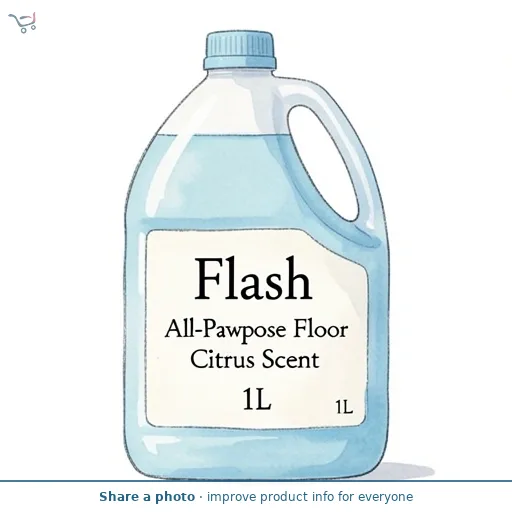 Flash All-Pawpose Floor Cleaner Citrus Scent 1L
