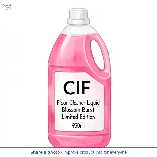 Cif Floor Cleaner Liquid Blossom Burst Limited Edition 950ml