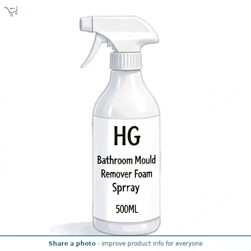 Hg Bathroom Mould Remover Foam Spray 500Ml