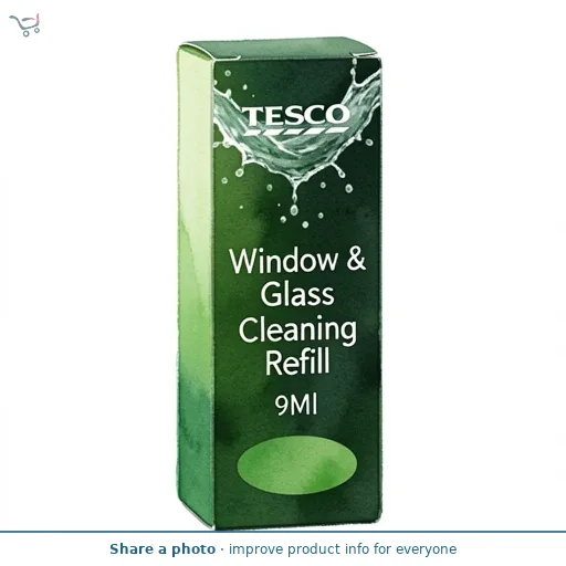 Tesco Window & Glass Cleaning Refill 9Ml