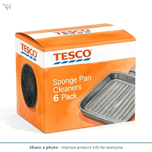 Tesco Sponge Pan Cleaners 6 Pack