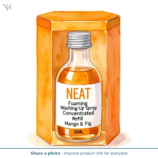 Neat Foaming Washing Up Spray Concentrated Refill Mango & Fig 30Ml